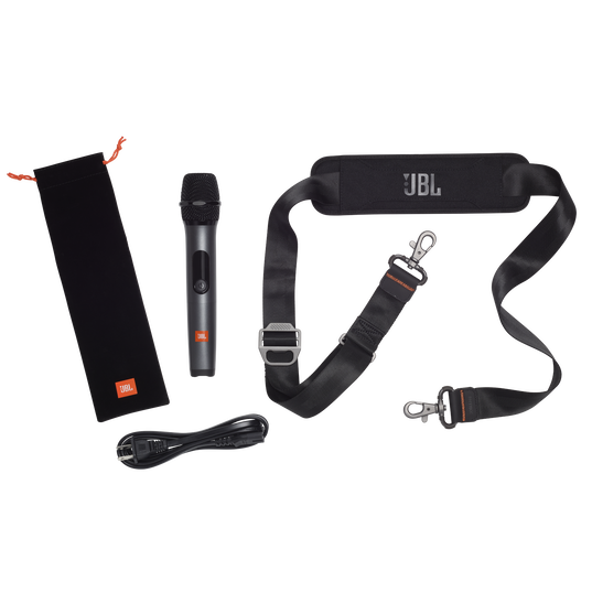 JBL PartyBox On-The-Go - Black - Portable party speaker with built-in lights and wireless mic - Detailshot 6